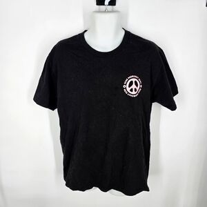 A.LAB T-Shirt Men Large Doomsday Club Black